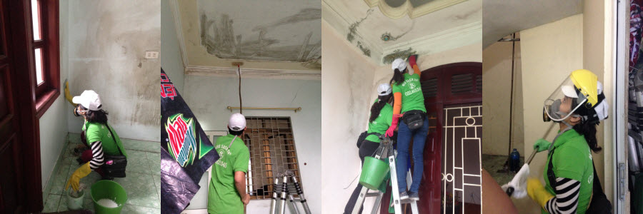 Dịch vụ tẩy mốc nhà