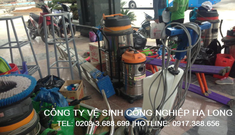 Vệ sinh công nghiệp tại Hạ Long Quảng Ninh