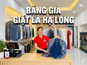 Bảng giá giặt là Hạ Long chi tiết và minh bạch cho các loại trang phục tại tiệm Giặt sấy Hoàn Mỹ.